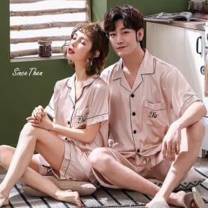 Đồ ngủ đôi đẹp làm quà cưới tại Since Then Part 1 16 Đồ ngủ đôi lụa ngắn - SInce Then Đà Nẵng