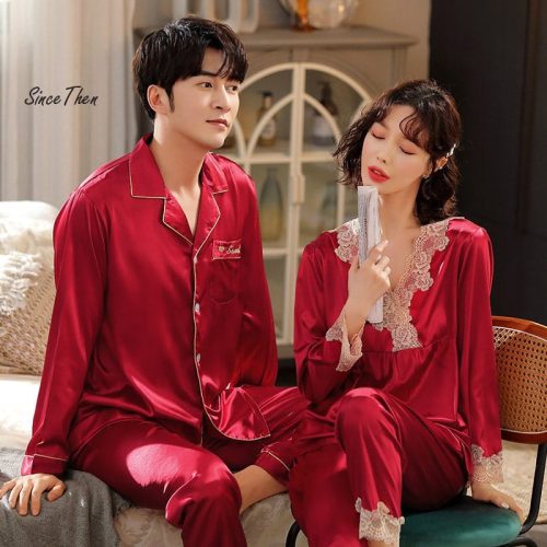 Đồ ngủ đôi lụa dài tay - Since Then