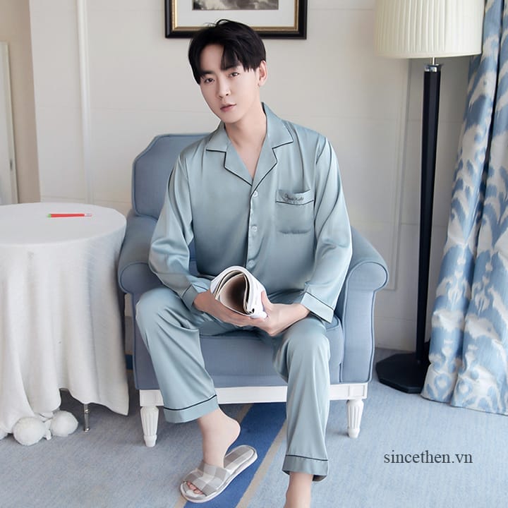 Đồ ngủ nam lụa dài HĐ 127 3 do-ngu-nam-lua-dai - Since Then