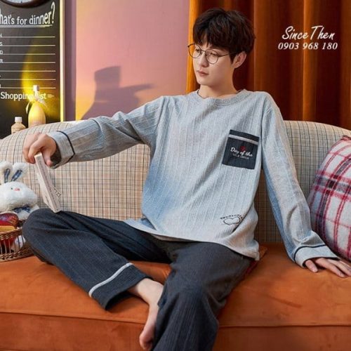 Pijama Nam Mac Nha Cotton