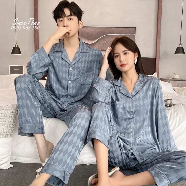 Đồ ngủ đôi lụa dài Aries 1 Do Ngu Doi Lua Dai Aries