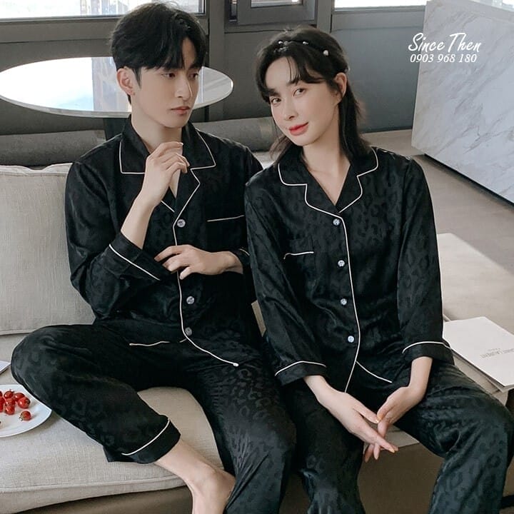 Đồ ngủ đôi lụa dài Draco 1 Do Ngu Doi Lua Dai Draco