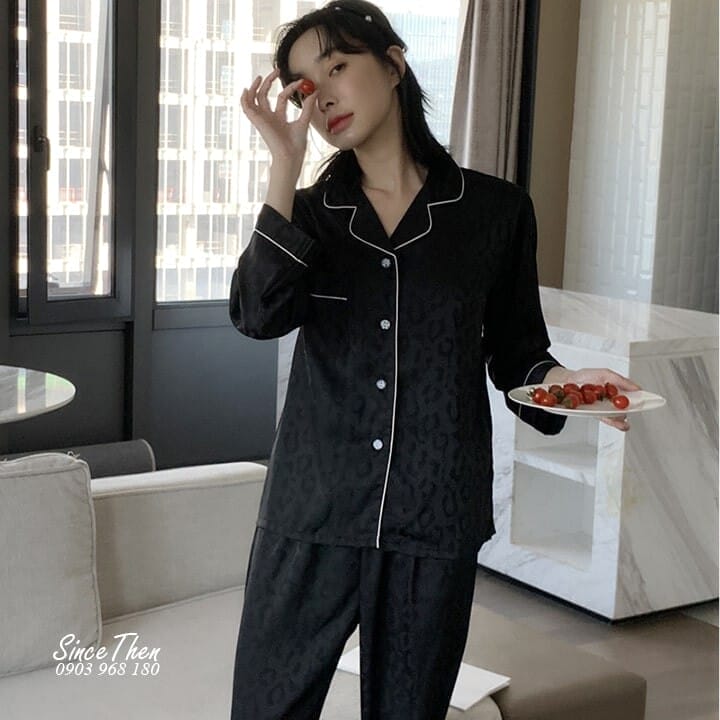 Đồ ngủ nữ lụa dài Draco 2 Do Ngu Nu