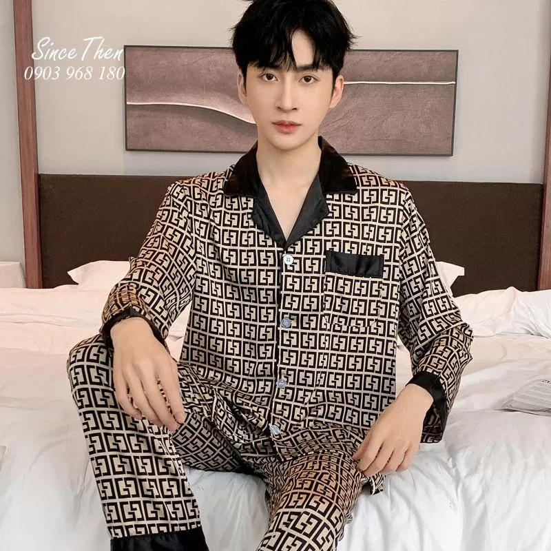 Pijama nam cao cấp Auriga 2 do-ngu-nam-lua-dai-tay