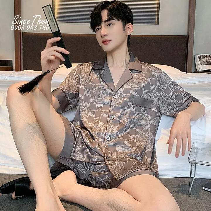 Pijama lụa nam Adonis 1 pijama lua nam adonis